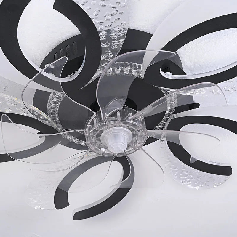 Ventilador de techo con luz LED DecorBites™, control remoto, silencioso, 220 V