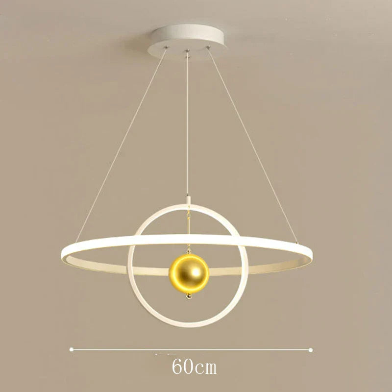 DecorBites™ Circular Iron Ball Pendant Chandelier LED Lighting Fixtures