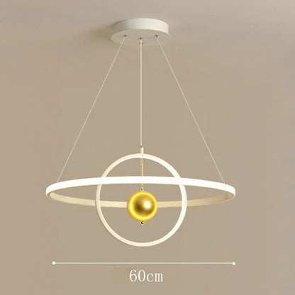 DecorBites™ Circular Iron Ball Pendant Chandelier LED Lighting Fixtures