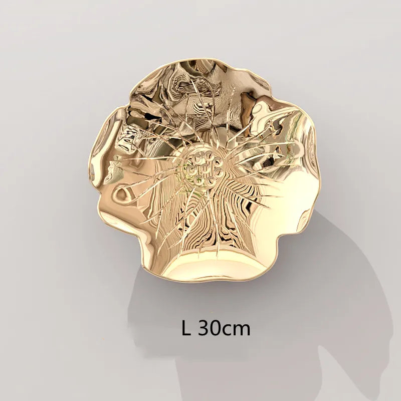 DecorBites™ Carp Fish Lotus Leaf Gold Wall Pendant Chinese Bionics Home Decor