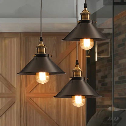 DecorBites™ Industrial Retro LED Hanging Chandelier Pendant Light for Home Dining, Bar, and Restaurant Décor