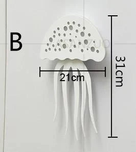 DecorBites™ LED Jellyfish Wall Sconce Light for Modern Indoor Living Room Bedroom Stair Lamp