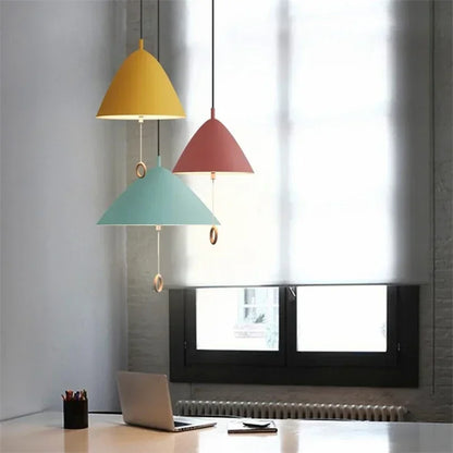 DecorBites™ Designer Pendant Light for Dining Room & Bedroom, Pull Switch E27 Fixture
