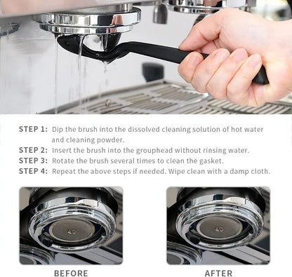 DecorBites™ Espresso Machine Cleaning Brush Grouphead Grinder Accessories