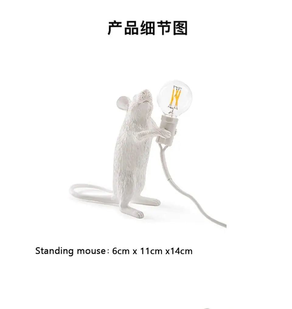 DecorBites™ Nordic Mouse LED Table Lamp