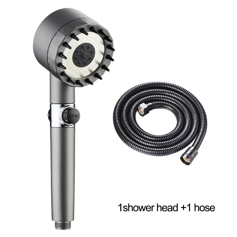 Metallic Multi-Mode Shower Set