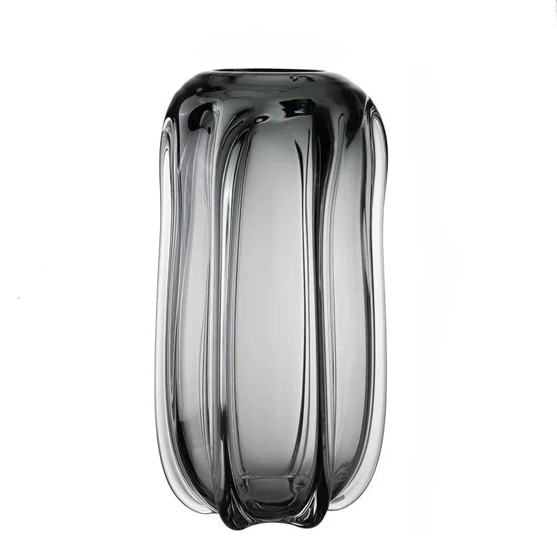 DecorBites™ Glass Vase for Hydroponics & Flower Arrangement - Home Decor Accent