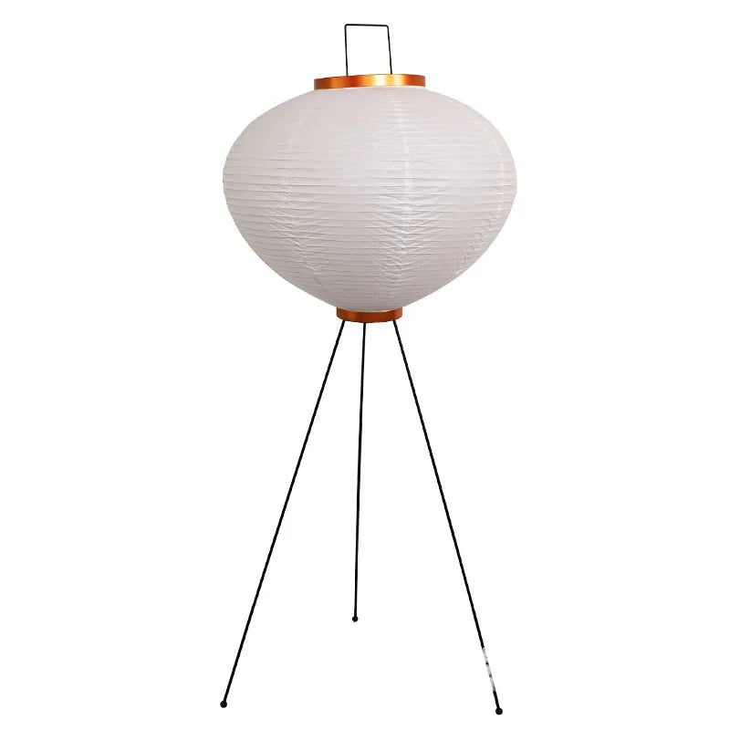 Rice Paper Floor Lamp Japanese Retro Design