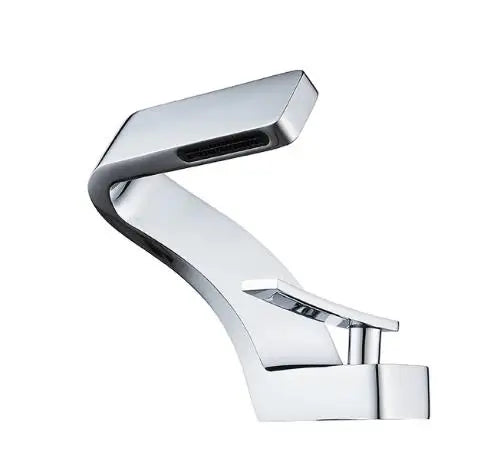 DecorBites™ Basin Faucet: Bathroom Vessel Mixer Tap for Hot and Cold Water.