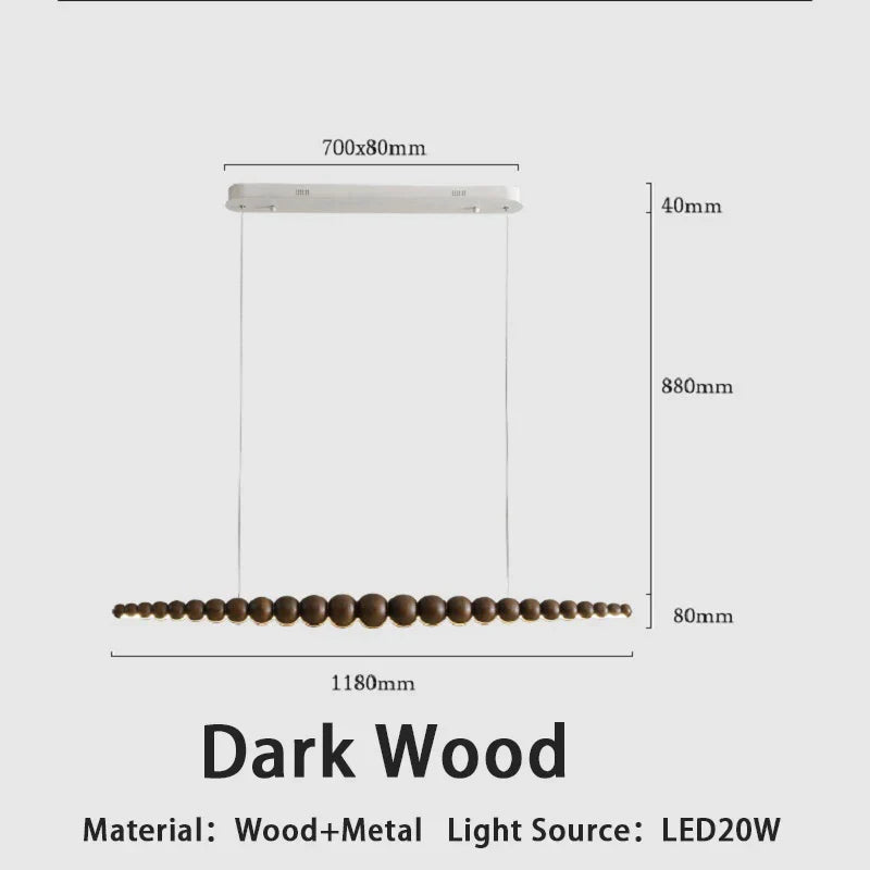 Modern Linear Pendant Light