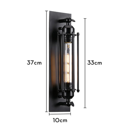 Decorbites™ Industrielle Loft Vintage Wandlampe für Schlafzimmer Wohnzimmer Wandapplikation mit ländlichem Charme