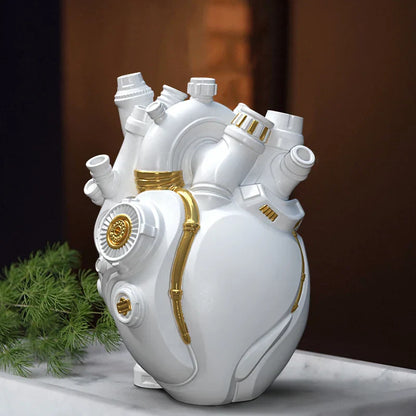 DecorBites™ Heart Cardiac Vase Resin Desktop Decoration Ornaments
