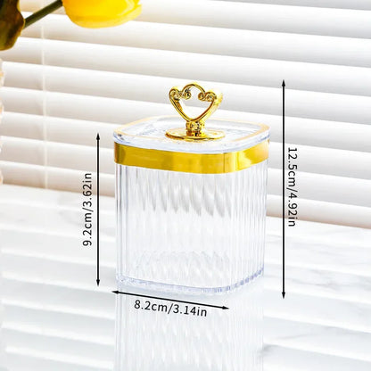 مجموعة أوعية التوابل الأكريليكية من ديكوربايتس™ مع صينية - منظم تخزين للمطبخ