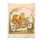 Decobites Psychedelic Frog Tapestry Goblincore Toad Bicycle Wall Hanging Hippie Room Decor