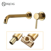 Grifo de la Cuenca de Oro Decorbites™: Asa Única, Agua Caliente y Fría, Acabado en Negro Mate