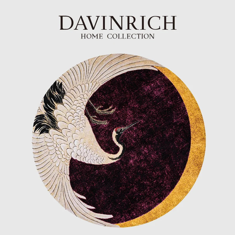 DecorBites™ Japanese Cranes Soft Plush Carpet - Luxury Home Decor