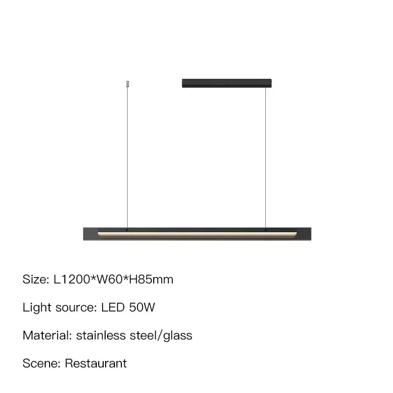 DecorBites™ LED Chandelier: Modern Minimalist Style for Home, Office, Bar & More