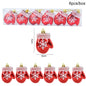 6pcs Christmas Lollipop Candy Cane Pendant Xmas Tree Hanging Ball Ornaments Christmas Decorations for Home 2024 New Year Gift