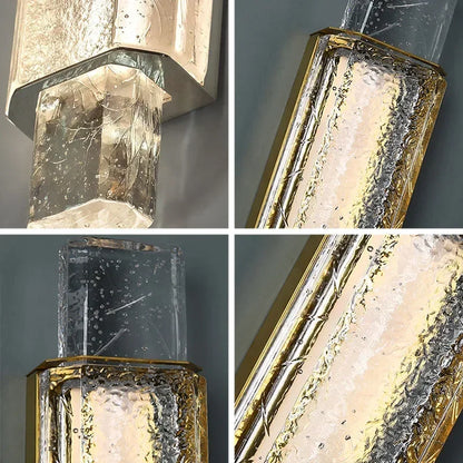 Lámpara de pared DecorBites™ Crystal Bubble para sala de estar y dormitorio: arte de iluminación de lujo para el hogar