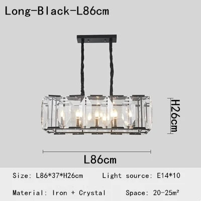 DecorBites™ Crystal Chandeliers: Modern Luxury LED Lighting Fixtures for Home Decor