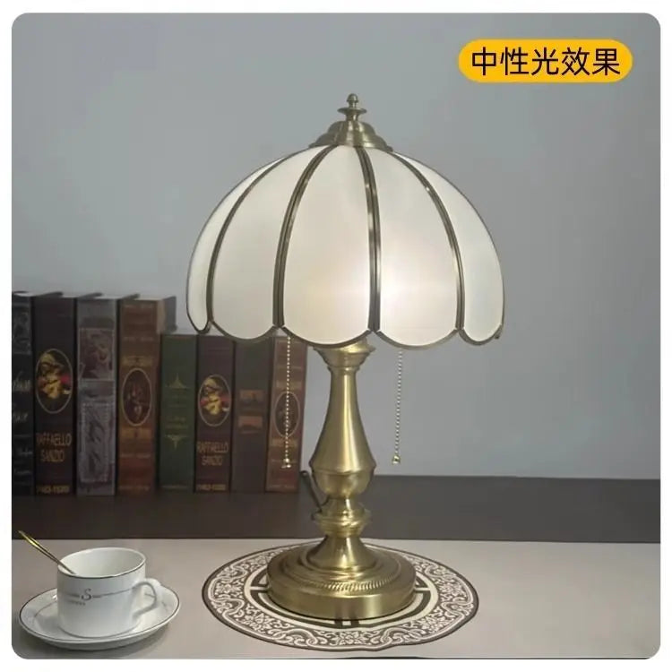 DecorBites™ Crystal Glass Brass LED Floor Lamp for Luxury Living Room Bedroom Study
