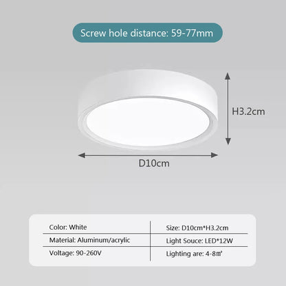 DecorBites™ LED Minimalist Ceiling Light for Home - Ultra Slim Round Modern Lamps