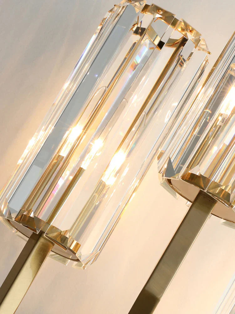 Aplique de pared de cristal DecorBites™: Aplique minimalista tipo loft para mesilla de noche o sala de estar