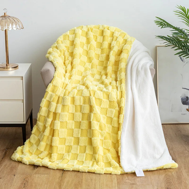 غطاء أريكة من قماش الجاكار الهندسي من DecorBites™ - ملاءات سرير لجميع المواسم