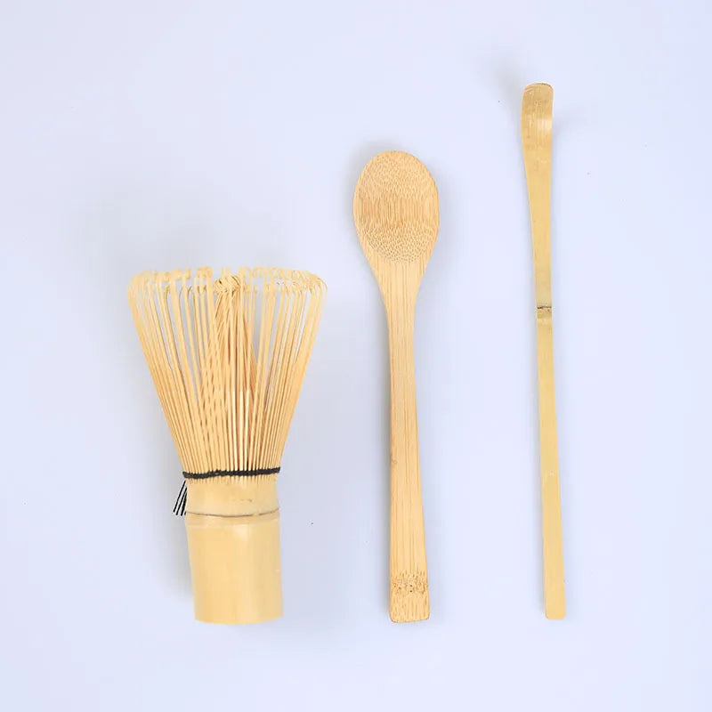 Juego de Ceremonia del Té de Bambú Japonés™ Decorbites Batidor de Matcha Molinillo de Herramientas