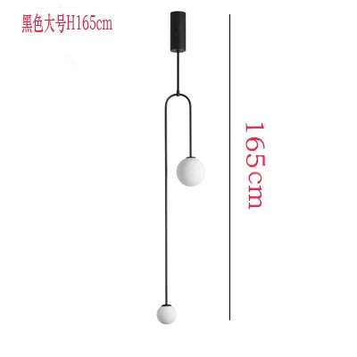 DecorBites™ Gold Glass Ball Pendant - Modern Hanging Lamp for Living Room Bedroom