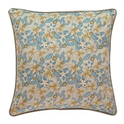 DecorBites™ Camellia Floral Velvet Cushion Cover for Sofa Couch Bed - Luxe European Style