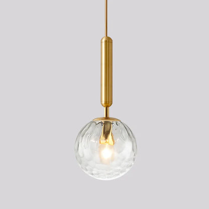 DecorBites™ Glass Ball Pendant Light for Dining Room & Bedroom Decor