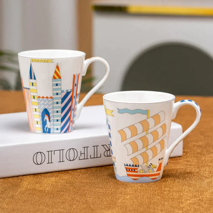 DecorBites™ Kids Bone China Tableware Set, Dinner Plates and Bowl, Birthday Gift