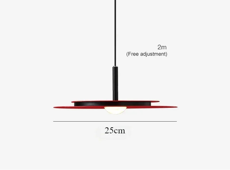 DecorBites™ Flying Saucer LED Chandelier: Nordic Modern Kitchen Bedroom Decorative Lighting Lamp