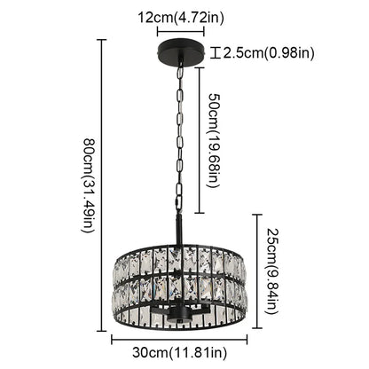 Lámpara colgante LED de cristal DecorBites™: Diseño nórdico de lujo para cocina, comedor y dormitorio