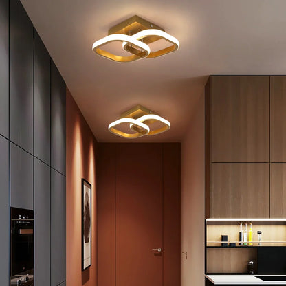 DecorBites™ Acrylic LED Ceiling Lamp: Modern Home Decor Lighting for Bedroom, Corridor, Balcony