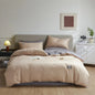 Decobites 100% Egyptian Cotton Solid Color Bedding Set - Queen King Single Size