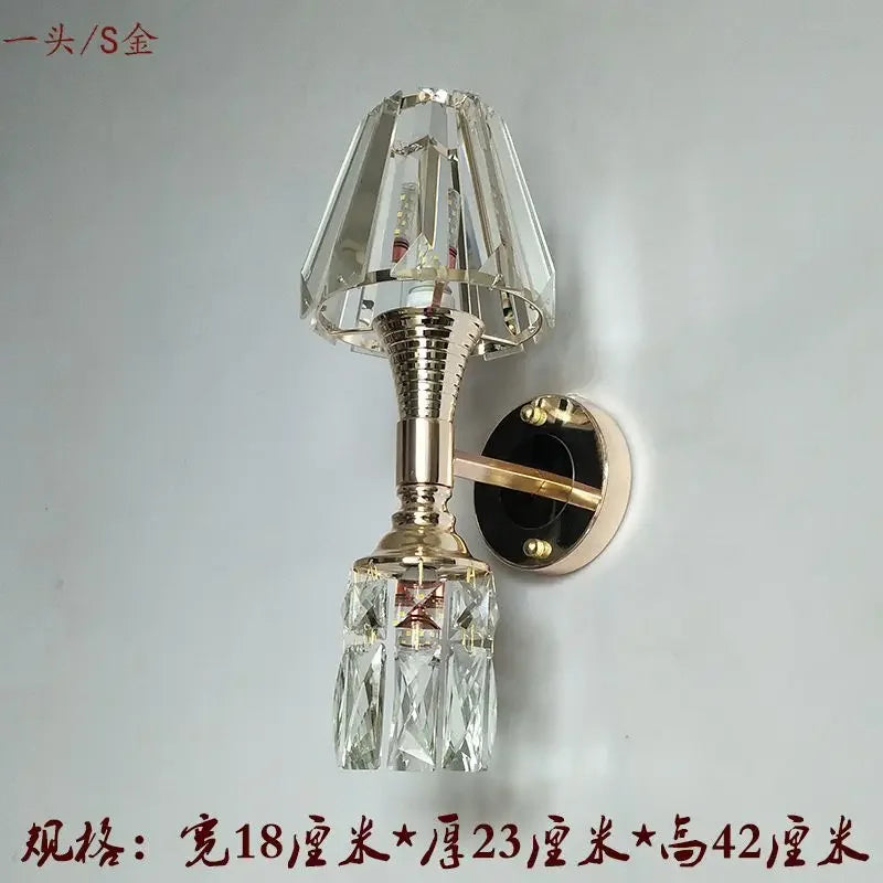 DecorBites™ K9 Crystal Wall Lamp for Living Room and Bedroom Atmospheric Lighting