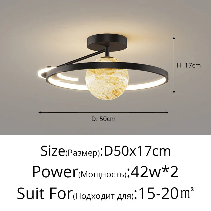 DecorBites™ Blue Star LED Pendant Light for Home Decor