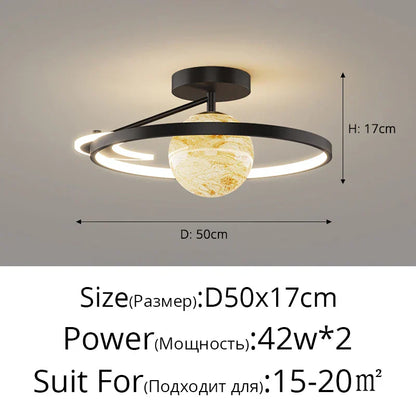 DecorBites™ Blue Star LED Pendant Light for Home Decor