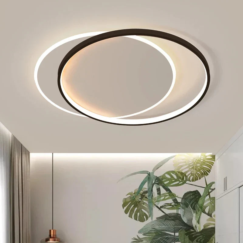 DecorBites™ Round Bedroom Ceiling Lights: Modern Nordic Minimalist Living Room Study Lamp