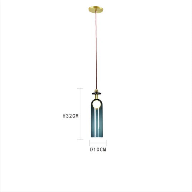 DecorBites™ Glass Chandelier: Adjustable Shape, LED Decorative Lamps for Restaurant, Bedroom, Bar.