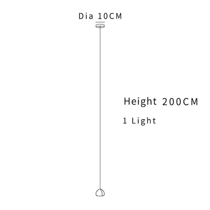 Lámpara de araña de bola de cristal DecorBites™: Lámpara de araña LED moderna para escaleras, ideal para la sala de estar y la cocina.