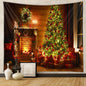 Decobites Christmas Tree Tapestry Wall Hanging for Festive Home Decor