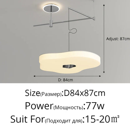 DecorBites™ LED Chandelier Light: Luxury Indoor Lighting Fixture for Living, Bedroom, Study & Home Decor