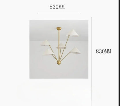 DecorBites™ Japanese Cloth Chandeliers Pendant Lights for Living Room Decor