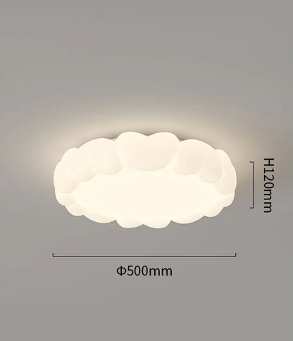 DecorBites™ LED Bubble Cloud Rabbit Ceiling Light - Cream Style Warm Lighting for Children's Room