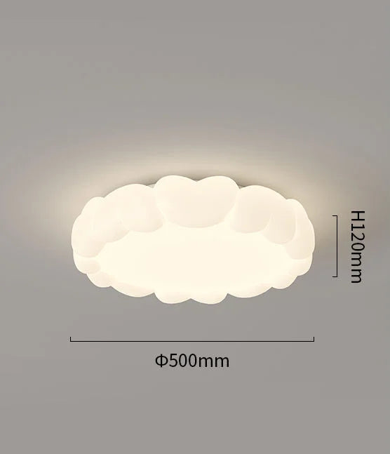 Decorbites™ Lámpara de Techo LED Burbuja Nube Conejo - Estilo Crema con Iluminación Cálida para la Habitación de Niños
