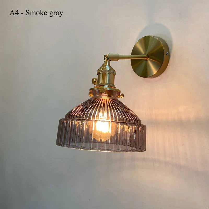 DecorBites™ Glass Shade LED Wall Lamp Switched Nordic Light for Luxury Living Room