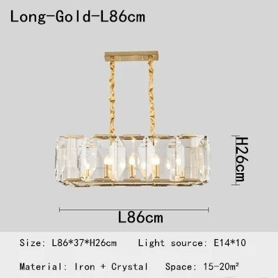 DecorBites™ Crystal Chandeliers: Modern Luxury LED Lighting Fixtures for Home Decor